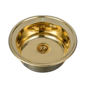 Изображение товара Кухонная мояка Seaman Eco Wien SWT-510-GP.A 51 см золото полированное PVD