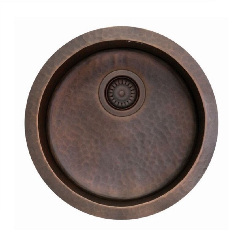 Изображение товара Кухонная мойка Seaman Natural Genova SMC-460E-Antique.A 46 см тёмная медь