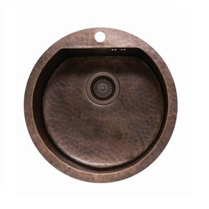 Изображение товара Кухонная мойка Seaman Natural Genova SMC-510V-Antique.A, 51 см, цвет темная медь