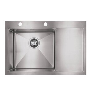 Изображение товара Кухонная мойка Seaman Eco Marino SMB-7852LSK/SMB-7852RSK, 78 см, два отверстия, крыло справа/слева, нержавеющая сталь