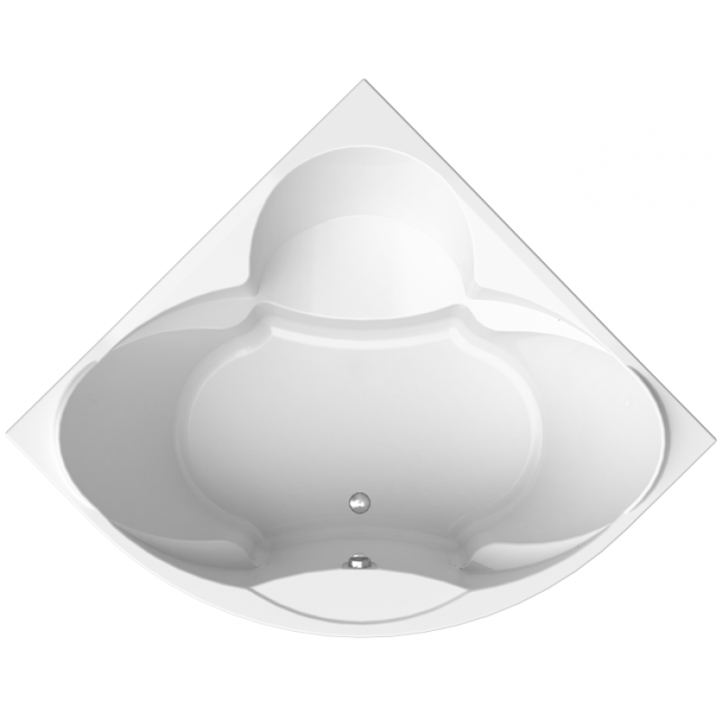 Изображение товара Акриловая угловая ванна Радомир Филадельфия 168х168 см с каркасом и экраном