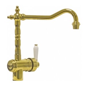 Изображение товара Смеситель для кухни Seaman Barcelone SSL-5077-GS золото PVD ретро стиль