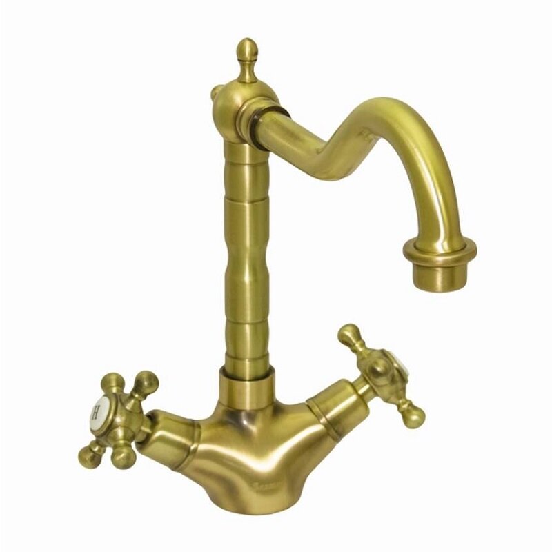Изображение товара Смеситель Seaman Barcelone SSL-5079-AG, для кухонной мойки, цвет античное золото PVD