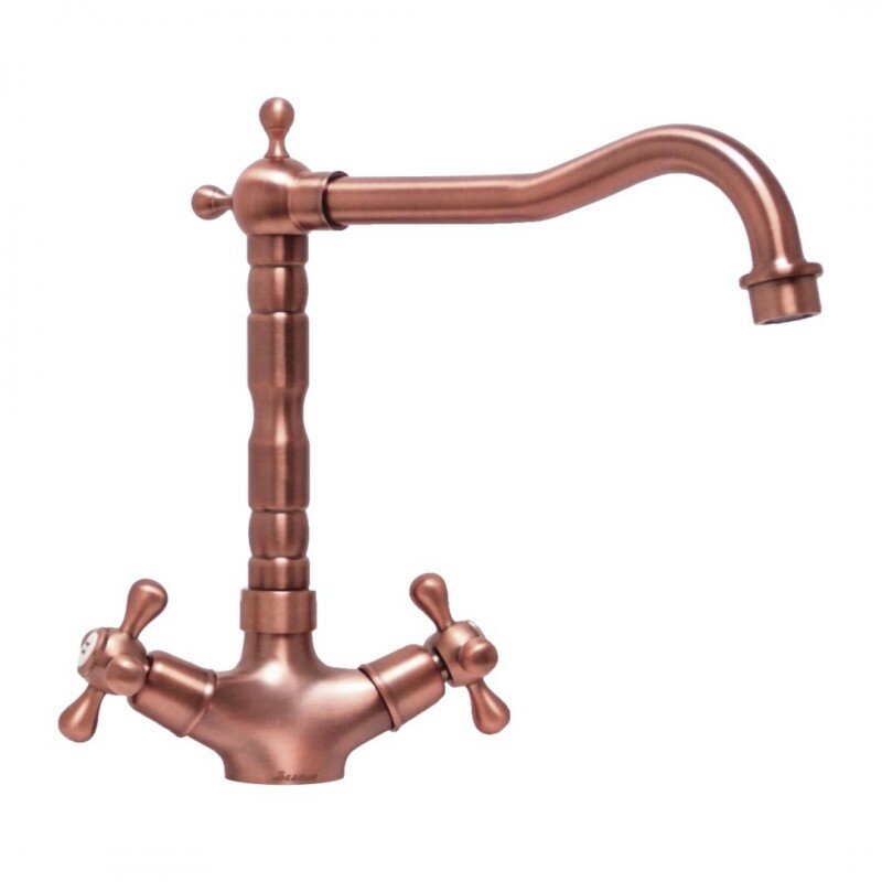 Изображение товара Смеситель Seaman Barcelone SSL-5079-CS, для кухонной мойки, цвет медь сатин PVD