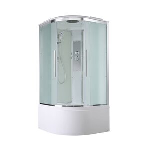 Изображение товара Душевая кабина AvaCan EM5011NEW 110x110 см с высокой крышей и матовым стеклом