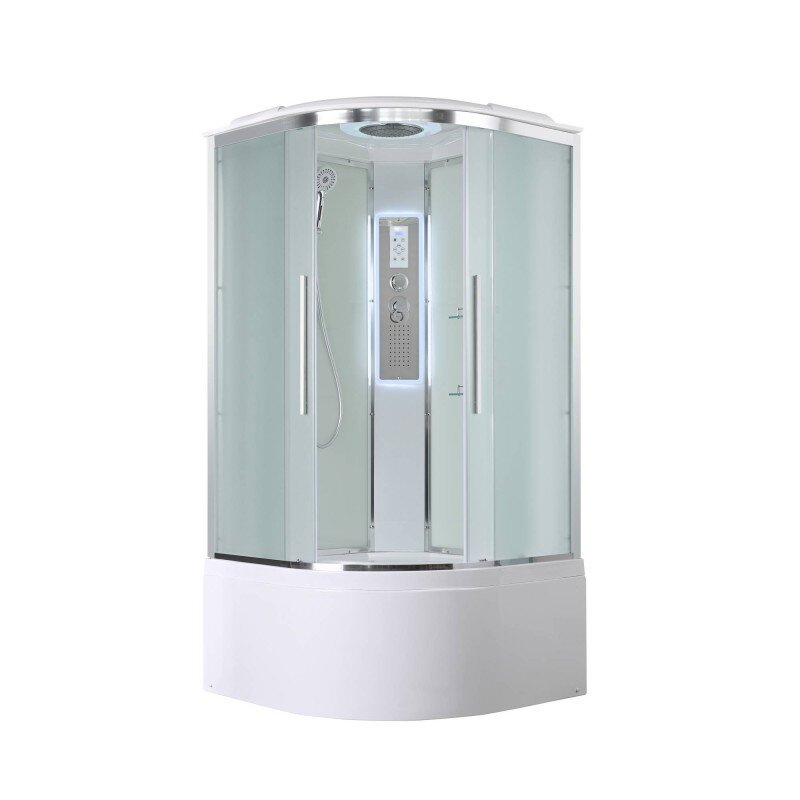 Изображение товара Душевая кабина AvaCan EM5011LEDNEW 110x110 см с гидромассажем и LED подсветкой, Канада