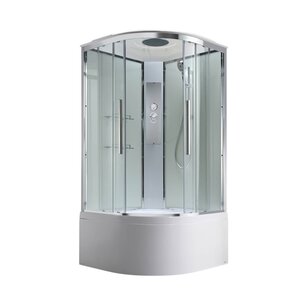 Изображение товара Душевая кабина AvaCan EM5080T, 78157, 80 x 80 см, с крышей, поддон высокий, стекло прозрачное, профиль хром