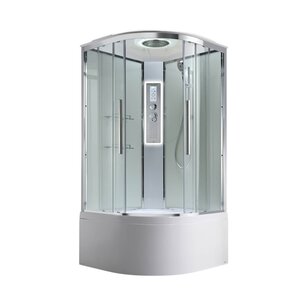 Изображение товара Душевая кабина AvaCan EM5010LEDT 100x100 с LED подсветкой и гидромассажем