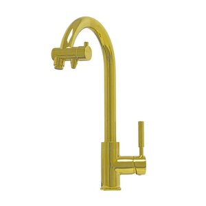 Изображение товара Смеситель для кухни Seaman Barcelone SSL-5226-SP с подключением фильтра золото