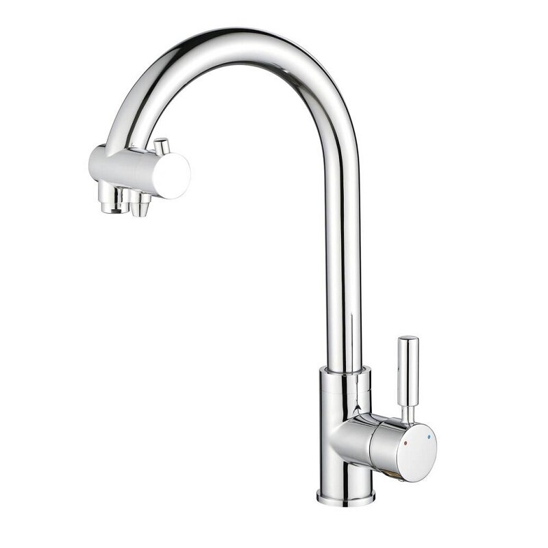 Изображение товара Смеситель Seaman Barcelone SSL-5226-WP, для кухонной мойки, с подключением фильтра питьевой воды, цвет хром Изображение товара Смеситель Seaman Barcelone SSL-5226-WP, для кухонной мойки, с подключением фильтра питьевой воды, цвет хром
