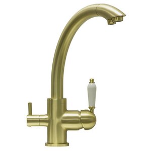 Изображение товара Смеситель для кухни Seaman Barcelone SSL-5382-LG с подключением фильтра и PVD покрытием