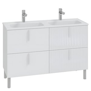 Изображение товара Тумба под раковину СаНта Вега 700451, 120 см, напольная, цвет белый