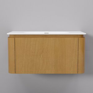 Изображение товара Тумба с раковиной Art Decco Coco 80 см белый дуб