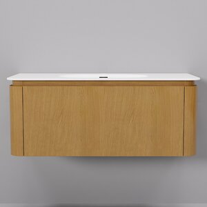 Изображение товара Тумба с раковиной Art Decco Coco ACC10W14S100, 100 см, белый дуб