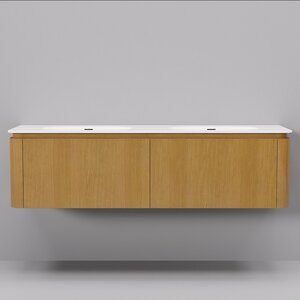 Изображение товара Тумба с раковиной Art Decco Coco ACC15W14D100 150 см белый дуб