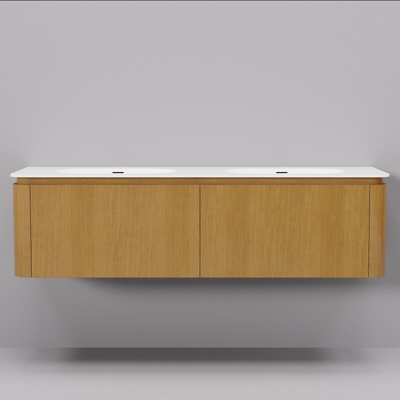 Изображение товара Стильная подвесная тумба с раковиной ArtDecco Coco ACC15W14D100 150 см