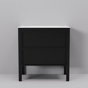 Изображение товара Тумба с раковиной Art Decco Elisa AES08F78S200 80 см черный дуб