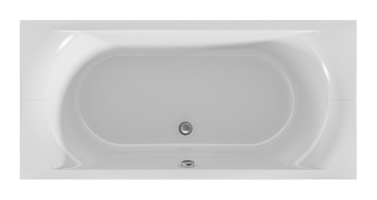 Изображение товара Ванна акриловая 1Marka Esma MG 01эсм1880 180x80 см встраиваемая белая