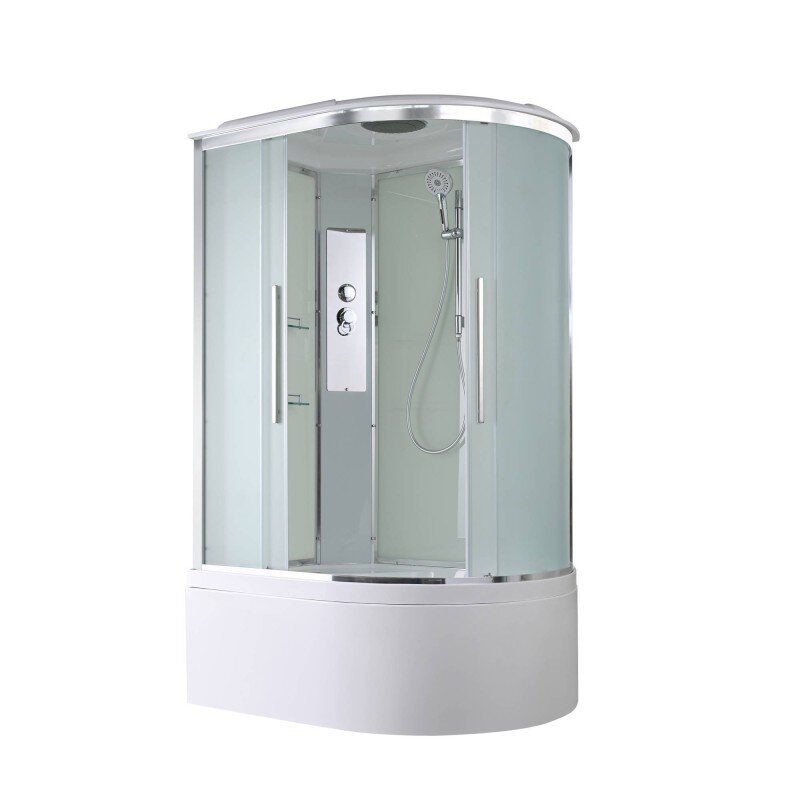 Изображение товара Душевая кабина AvaCan EM5912L/EM5912R 78208/78202, 120 x 90 см, с крышей, поддон высокий, левая/правая, стекло матовое, профиль хром Изображение товара Душевая кабина AvaCan EM5912L/EM5912R 78208/78202, 120 x 90 см, с крышей, поддон высокий, левая/правая, стекло матовое, профиль хром