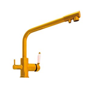 Изображение товара Смеситель для кухни Seaman Barcelone SSL-5384-SP золотой с подключением фильтра