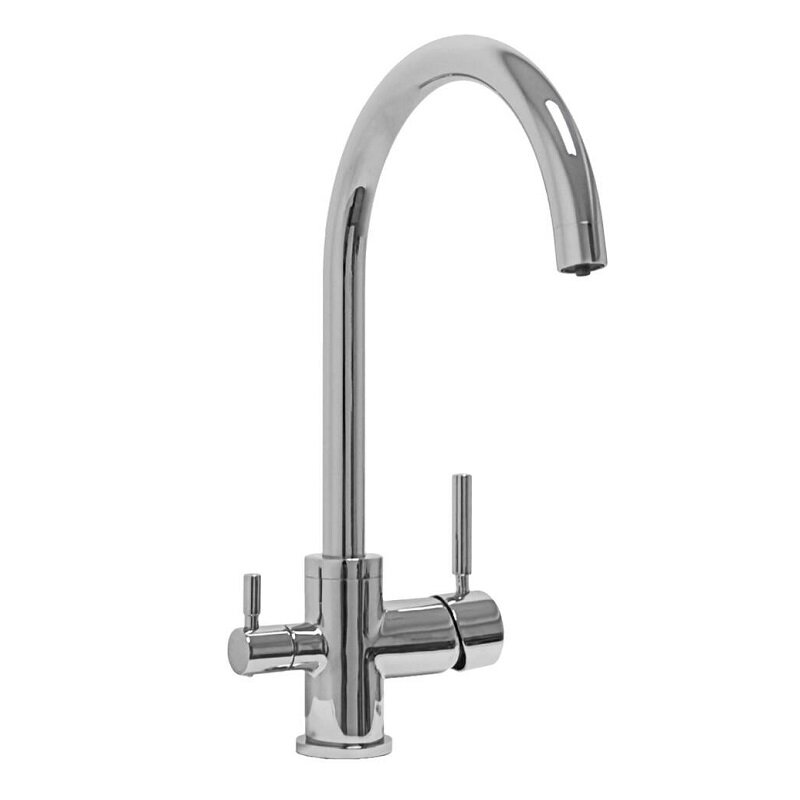 Изображение товара Смеситель Seaman Barcelone SSL-5385-WP, для кухонной мойки, с подключением фильтра питьевой воды, цвет хром