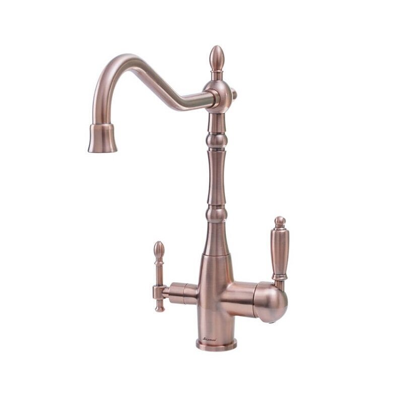 Изображение товара Смеситель для кухни Seaman Barcelone SSL-5387-AU с подключением фильтра PVD 255 мм