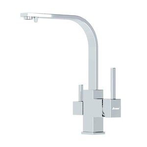 Изображение товара Смеситель Seaman Barcelone SSL-5390-WP, для кухонной мойки, с подключением фильтра питьевой воды, цвет хром