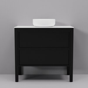 Изображение товара Тумба с раковиной Art Decco Elisa AES09F78S300 90 см черный дуб