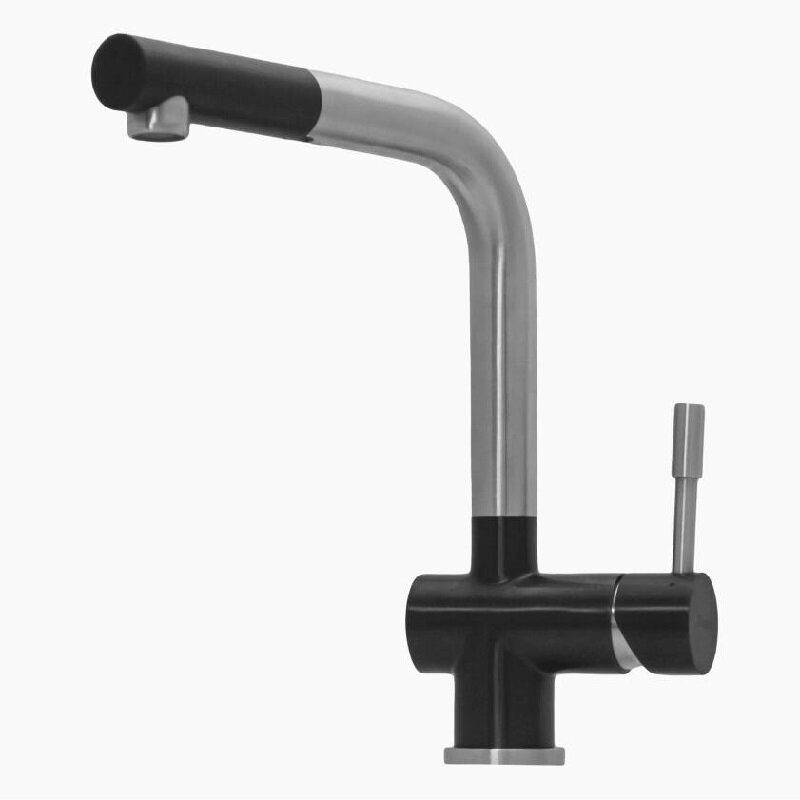 Изображение товара Смеситель кухонный Seaman Eco Venice SSN-0912P Night выдвижной черный хром