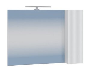 Изображение товара Зеркальный шкаф СаНта Вега 700453, 90 см, с подсветкой, подвесной, белый