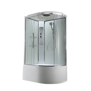 Изображение товара Душевая кабина AvaCan EM5811LT/EM5811RT 78187/78181, 110 x 80 см, с крышей, поддон высокий, левая/правая, стекло прозрачное, профиль хром