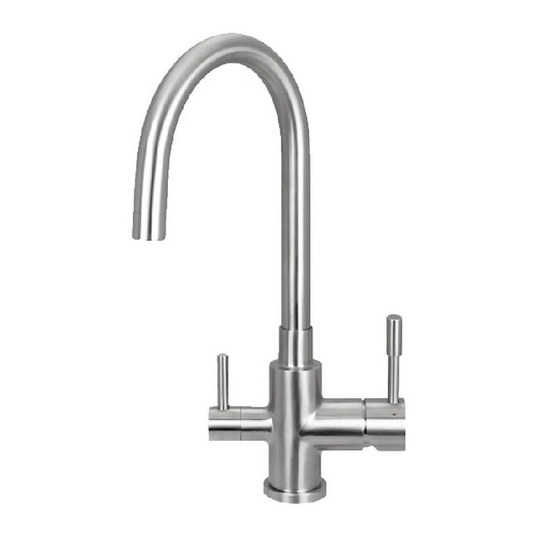 Изображение товара Смеситель Seaman SSN-1339-SS Venice: однорычажный, с фильтром, нержавеющая сталь