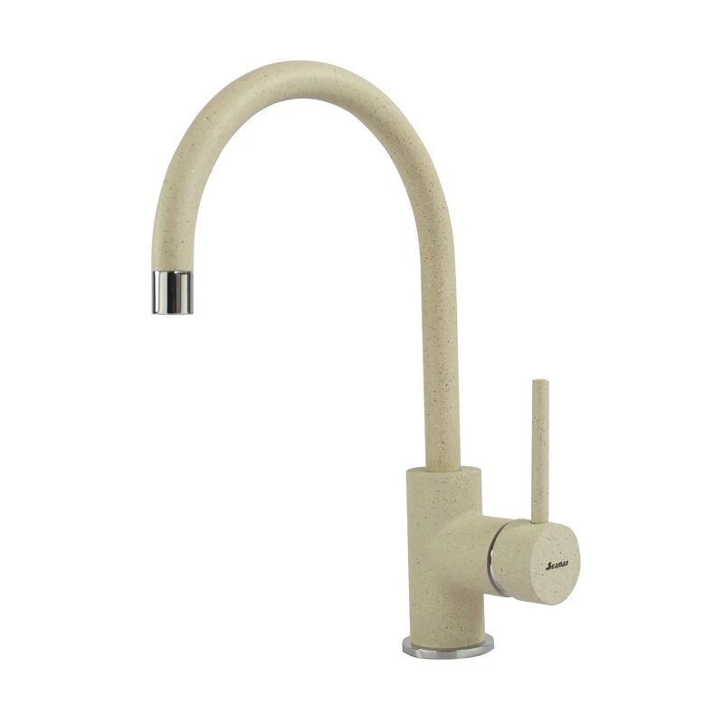 Изображение товара Смеситель Seaman Marble SSC-302-Бежевый для кухонной мойки