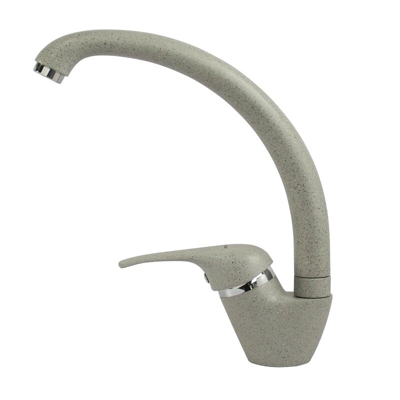 Изображение товара Смеситель для кухни Seaman Marble SSC-801-Серый латунь однорычажный 3 года гарантия