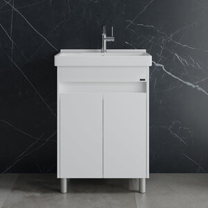 Изображение товара Тумба под раковину Санта Мира 700472 60 см напольная белая