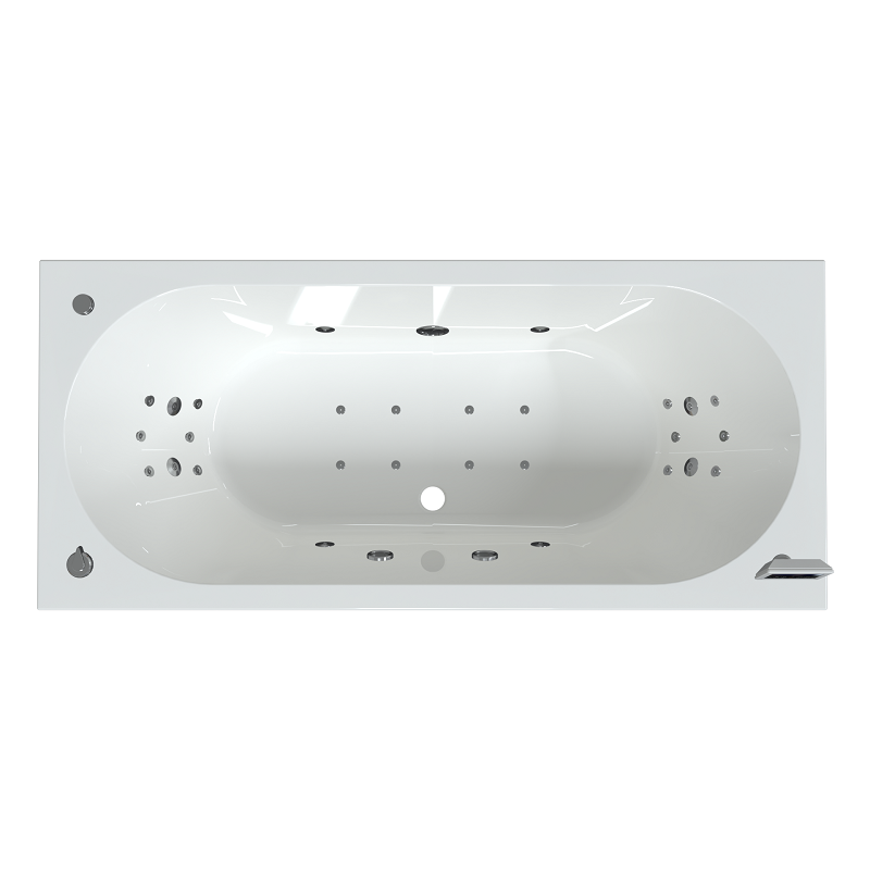 Изображение товара Гидромассажная ванна Радомир Вальс 1-83-2-0-0-183, 180×80 см