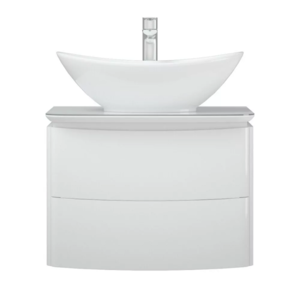 Изображение товара Подвесная тумба с раковиной Corozo Вико Z2 60 см белая из МДФ ЛДСП