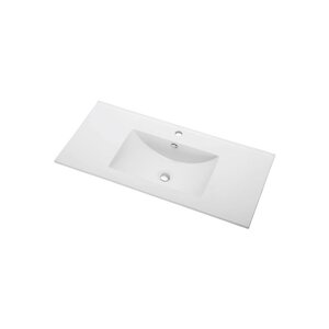 Изображение товара Раковина Agger ASF111000, 101 см, фарфор, белая