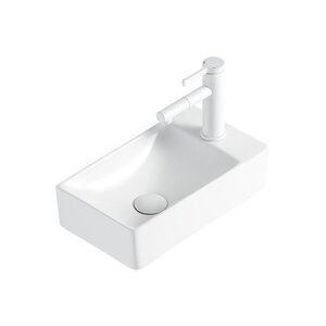 Изображение товара Раковина Agger ASH131375L/ASH131375R, 37 см, фарфор, чаша левая/правая, белая