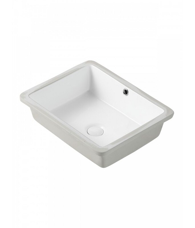 Изображение товара Раковина Agger ASB01500 50 см из фарфора для ванной угловой монтаж белая