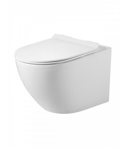 Изображение товара Подвесной унитаз Agger AT09150 безободковый с крышкой Soft-close