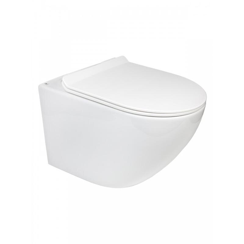 Изображение товара Подвесной унитаз Agger AT09150 безободковый с крышкой Soft-close