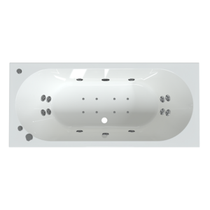 Изображение товара Гидромассажная ванна Радомир Вальс 200x100 см с системой гидромассажа и хромотерапии