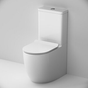 Изображение товара Напольный унитаз Am.Pm Like C808600SC, безободковый, с сиденьем микролифт, цвет белый