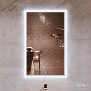 Изображение товара Зеркало Alavann Emma ALV0062001 50 см с LED подсветкой белое