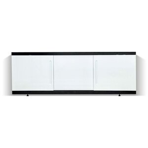 Изображение товара Экран для ванны Alavann Alt Black ALV1203001, 170 см, МДФ, раздвижной, белый (МДЧ-0407-1700-00)