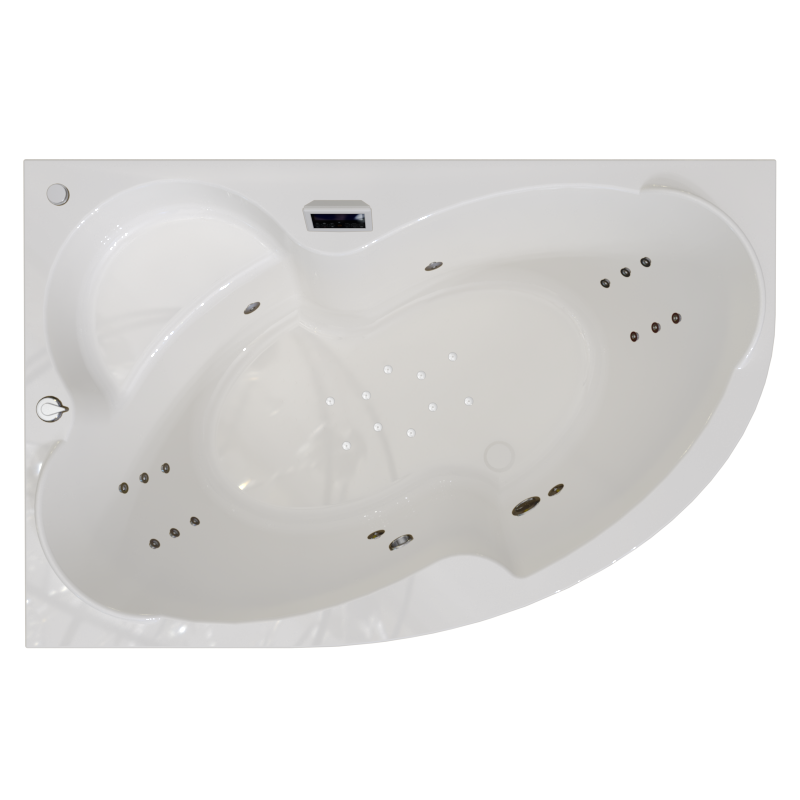 Изображение товара Гидромассажная ванна Радомир Ирма 2-83-2-1-0-229/2-83-2-2-0-229, 160 x 105 см, L/R, рама-подставка, фронтальная панель, полотенцедержатель, слив-перелив, гидромассаж Люкс хром КУ 500, белая Изображение товара Гидромассажная ванна Радомир Ирма 2-83-2-1-0-229/2-83-2-2-0-229, 160 x 105 см, L/R, рама-подставка, фронтальная панель, полотенцедержатель, слив-перелив, гидромассаж Люкс хром КУ 500, белая