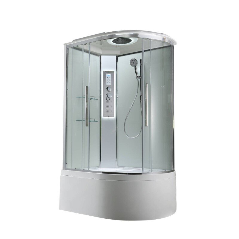 Изображение товара Душевая кабина AvaCan EM5812LLEDT/EM5812RLEDT 78201/78195, 120 x 80 см, с LED подсветкой, с крышей, поддон высокий, левая/правая, стекло прозрачное, профиль хром Изображение товара Душевая кабина AvaCan EM5812LLEDT/EM5812RLEDT 78201/78195, 120 x 80 см, с LED подсветкой, с крышей, поддон высокий, левая/правая, стекло прозрачное, профиль хром