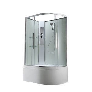 Изображение товара Душевая кабина AvaCan EM5811LNT/EM5811RNT 78188/78182, 110 x 80 см, без крыши, поддон высокий, левая/правая, стекло прозрачное, профиль хром