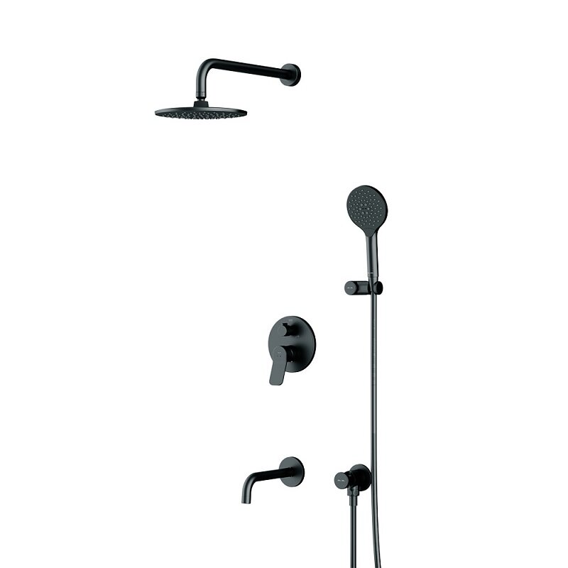Изображение товара Душевая система Am.Pm X-Joy FB85A3RH32 на 3 потребителя, черный Изображение товара Душевая система Am.Pm X-Joy FB85A3RH32 на 3 потребителя, черный